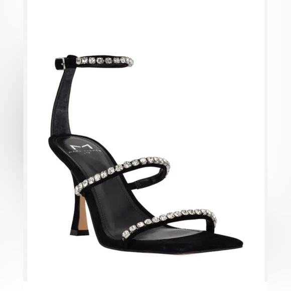 Dezzi Rhinestone Ankle Strap Sandal - Picture 1 of 8